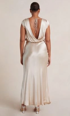 Bec&Bridge MOON DANCE MAXI DRESS - SAND Australian Made