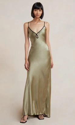 Bec&Bridge CEDAR CITY MAXI DRESS - SAGE/BLACK NEW