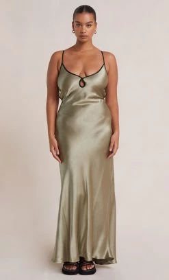 Bec&Bridge CEDAR CITY MAXI DRESS - SAGE/BLACK NEW