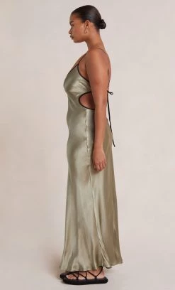 Bec&Bridge CEDAR CITY MAXI DRESS - SAGE/BLACK NEW