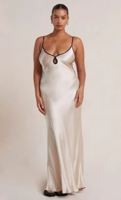 Bec&Bridge NEW CEDAR CITY MAXI DRESS - SAND/BLACK