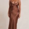 Bec&Bridge NEW CEDAR CITY MAXI DRESS - CHOCOLATE