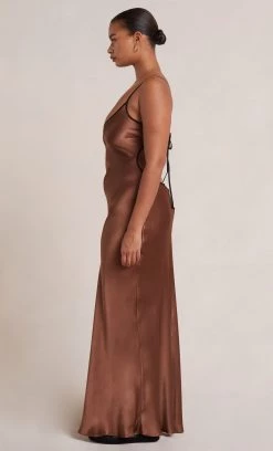 Bec&Bridge NEW CEDAR CITY MAXI DRESS - CHOCOLATE