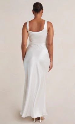 Bec&Bridge THE DREAMER SQUARE NECK DRESS - IVORY Dresses