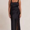 Bec&Bridge THE DREAMER SQUARE NECK DRESS - BLACK Dresses