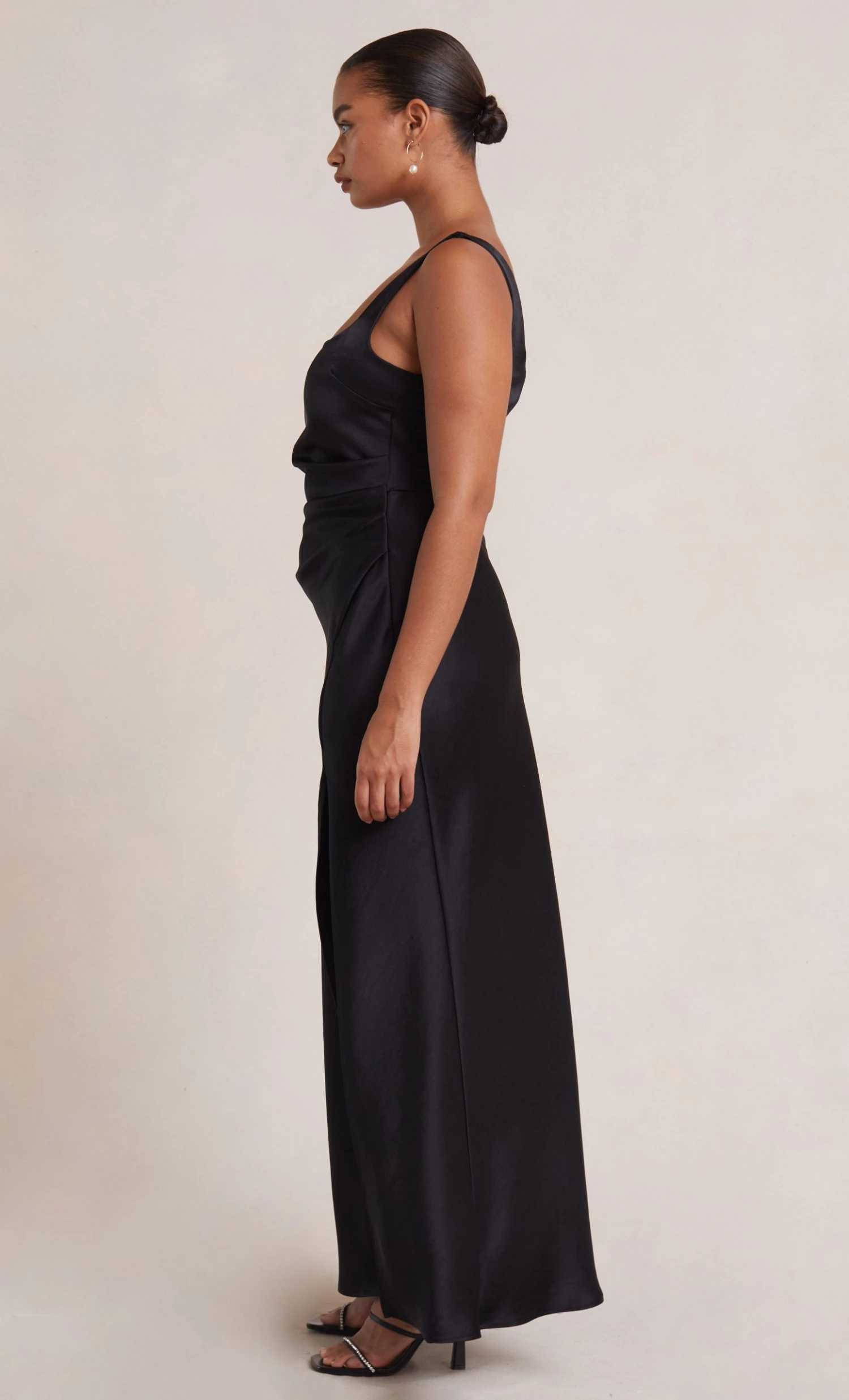 Bec&Bridge THE DREAMER SQUARE NECK DRESS - BLACK Dresses 3 Bec&Bridge THE DREAMER SQUARE NECK DRESS - BLACK Dresses