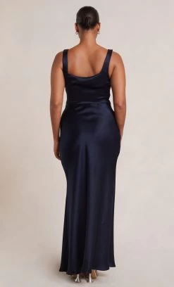 Bec&Bridge Dresses THE DREAMER SQUARE NECK DRESS - INK