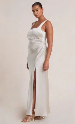 Bec&Bridge THE DREAMER SQUARE NECK DRESS - SAND Dresses