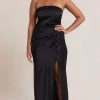 Bec&Bridge Dresses THE DREAMER STRAPLESS DRESS - BLACK