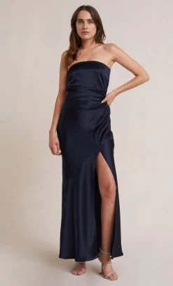 Bec&Bridge THE DREAMER STRAPLESS DRESS - INK Dresses