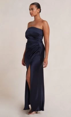 Bec&Bridge THE DREAMER STRAPLESS DRESS - INK Dresses