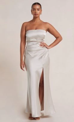 Bec&Bridge THE DREAMER STRAPLESS DRESS - SAND Dresses