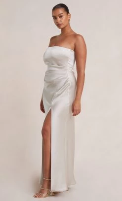 Bec&Bridge THE DREAMER STRAPLESS DRESS - SAND Dresses