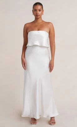 Bec&Bridge THE DREAMER OVERLAY DRESS - IVORY Dresses