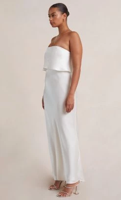 Bec&Bridge THE DREAMER OVERLAY DRESS - IVORY Dresses