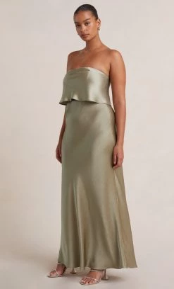 Bec&Bridge THE DREAMER OVERLAY DRESS - SAGE Dresses