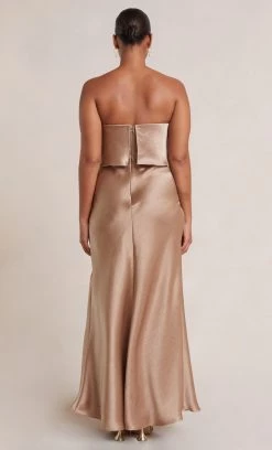 Bec&Bridge THE DREAMER OVERLAY DRESS - GOLDEN