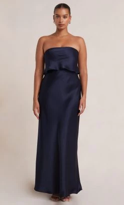 Bec&Bridge THE DREAMER OVERLAY DRESS - INK Dresses