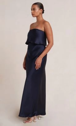 Bec&Bridge THE DREAMER OVERLAY DRESS - INK Dresses