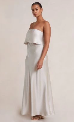 Bec&Bridge THE DREAMER OVERLAY DRESS - SAND Dresses