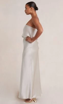 Bec&Bridge THE DREAMER OVERLAY DRESS - SAND Dresses