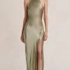 Bec&Bridge NEW LOREN HALTER MIDI DRESS - SAGE