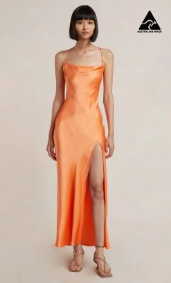 Bec&Bridge NEW ANNIKA COWL MAXI DRESS - SORBET