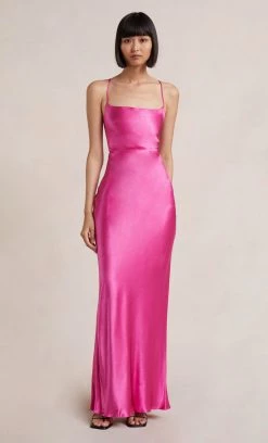 Bec&Bridge NEW LOREN MAXI DRESS - DEEP PINK