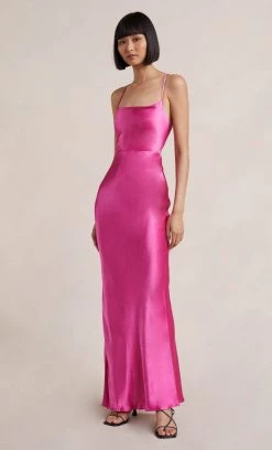 Bec&Bridge NEW LOREN MAXI DRESS - DEEP PINK