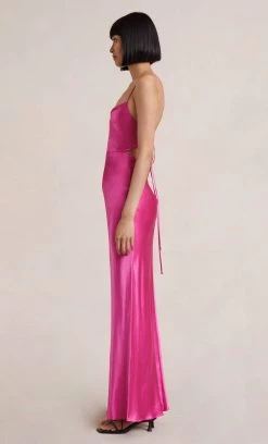 Bec&Bridge NEW LOREN MAXI DRESS - DEEP PINK
