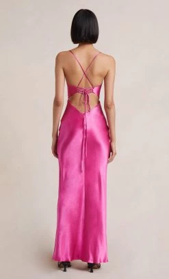 Bec&Bridge NEW LOREN MAXI DRESS - DEEP PINK