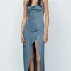 Bec&Bridge ARIEL COWL MAXI DRESS - CHARCOAL AAFW RUNWAY EDIT