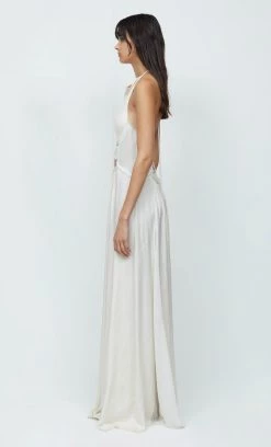 Bec&Bridge NAOMI CUT OUT MAXI DRESS - ECRU AAFW RUNWAY EDIT