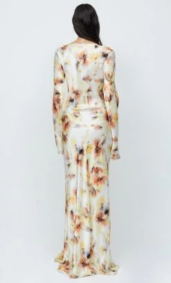 Bec&Bridge SUNSET FLORAL LONG SLEEVE MAXI DRESS - SUNSET FLORAL 10 Bec&Bridge SUNSET FLORAL LONG SLEEVE MAXI DRESS - SUNSET FLORAL