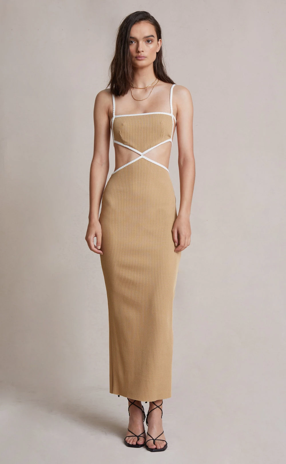 Bec&Bridge Dresses COYOTE MIDI DRESS - CAMEL 1 Bec&Bridge Dresses COYOTE MIDI DRESS - CAMEL