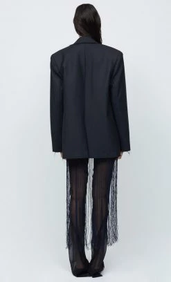 Bec&Bridge CARTIA BEADED MAXI SKIRT - INK