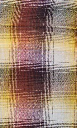 Bec&Bridge OMBRE CHECK BODICE - BURGANDY CHECK AAFW RUNWAY EDIT