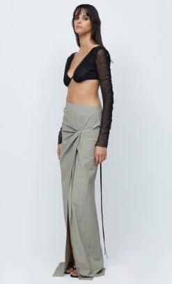 Bec&Bridge ADRIANNA MAXI SKIRT - SAGE AAFW RUNWAY EDIT