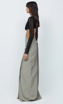 Bec&Bridge ADRIANNA MAXI SKIRT - SAGE AAFW RUNWAY EDIT
