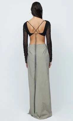 Bec&Bridge ADRIANNA MAXI SKIRT - SAGE AAFW RUNWAY EDIT