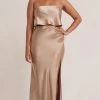 Bec&Bridge THE DREAMER STRAPLESS TOP - GOLDEN Australian Made