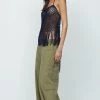 Bec&Bridge AAFW RUNWAY EDIT RINA ULTRA WIDE LEG PANT - KHAKI