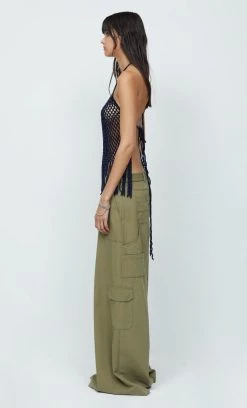 Bec&Bridge MADDY KNIT HALTER TOP - INK 10 Bec&Bridge MADDY KNIT HALTER TOP - INK