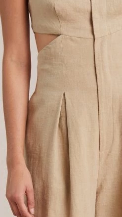 Bec&Bridge Shorts + Pants MONTY JUMPSUIT - PECAN