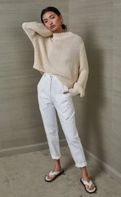 Bec + Bridge ELSA KNIT JUMPER - OATMEAL