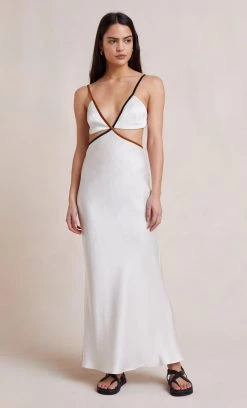 Bec&Bridge TOI ET MOI MIDI DRESS - IVORY