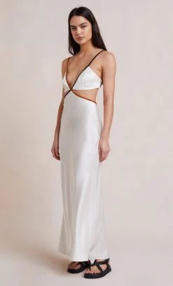 Bec&Bridge TOI ET MOI MIDI DRESS - IVORY