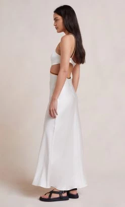 Bec&Bridge TOI ET MOI MIDI DRESS - IVORY