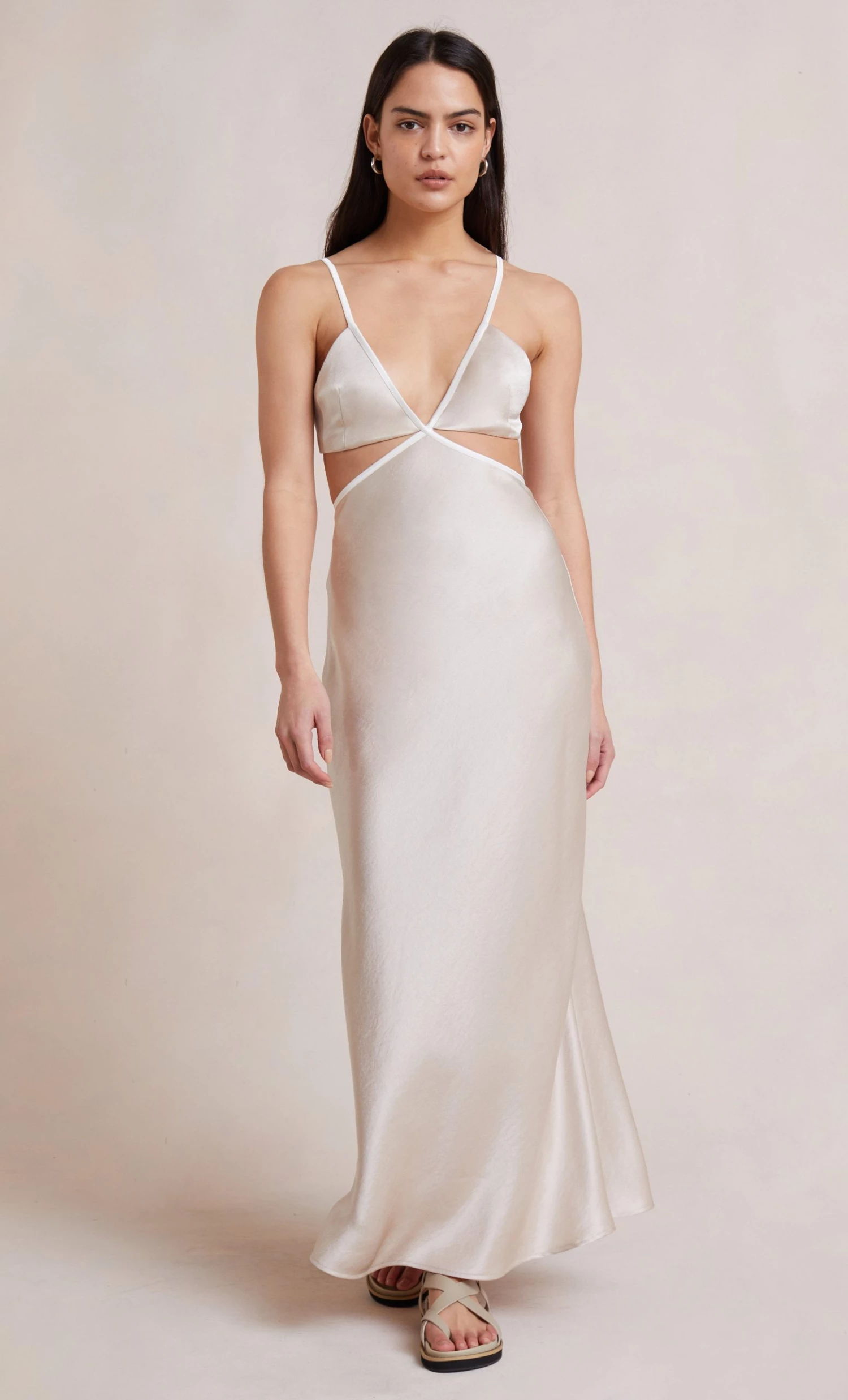 Bec&Bridge VERONIQUE MAXI DRESS - SAND 1 Bec&Bridge VERONIQUE MAXI DRESS - SAND