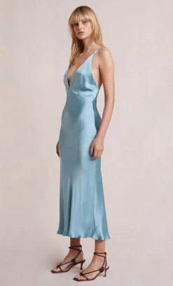 Bec&Bridge MARLEY MIDI DRESS - SEA SPRAY